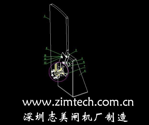 翼闸机芯设计